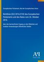 Text über EU-Richtlinie zum barrierefreien Zugang zu Websites; Logo "AQ Antiphon Verlag" unten rechts. Blauer Hintergrund.