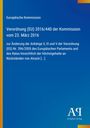 Verordnung (EU) 2016/440 zur Änderung von Anhängen, blaues Hintergrunddesign, „Antiphon Verlag“ unten rechts.