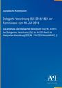 Text: "Europäische Kommission. Delegierte Verordnung (EU) 2016/1824...". Blaues Cover, EU-Verordnung, Logo vom Antiphon Verlag.