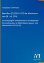 Europäische Kommission, Beschluss über Umweltkriterien für Möbel vom 28. Juli 2016, Aktenzeichen C(2016) 4778. Logo unten rechts.