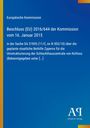 Europäische Kommission, Beschluss zur Beihilfe Zyperns, blaue Hintergrundfläche, vertikale gelbe Leiste links.