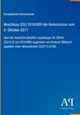 Text: EU-Beschluss über staatliche Beihilfe Luxemburgs zugunsten Amazon. Oben links: Europäische Kommission. Rechts unten: Logo AR.