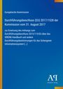 "Durchführungsbeschluss (EU) 2017/1528 der Kommission vom 31. August 2017." Blauer Hintergrund, gelber Rand.