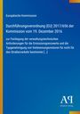 Europäische Kommission, Verordnung (EU) 2017/656, Emissionsgrenzwerte, Verbrennungsmotoren. Logo unten rechts.