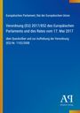 Text: Verordnung (EU) 2017/852 über Quecksilber. Unten rechts Antiphon Verlag-Logo. Hintergrund in Blau.