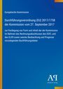 Blauer Hintergrund mit Text zur EU-Durchführungsverordnung 2017/1758. Logo unten rechts des Antiphon Verlags.