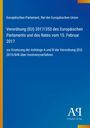 Text: Europäisches Parlament, Verordnung (EU) 2017/353, 15. Februar 2017. Blaues Cover, weißer Text, Verlagslogo unten rechts.