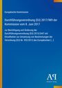 Europäische Kommission: Durchführungsverordnung (EU) 2017/989 vom 8. Juni 2017. Unten rechts ist ein Verlagslogo.