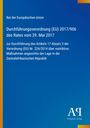 Text: "Rat der Europäischen Union; Durchführungsverordnung (EU) 2017/906 des Rates vom 29. Mai 2017..."  
Blauer Hintergrund.