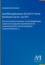 Europäische Kommission, Durchführungsbeschluss (EU) 2017/1144, 26. Juni 2017. Blaues Cover mit Antiphon Verlag Logo.