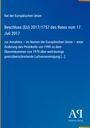 Beschluss (EU) 2017/1757, Rat der EU, Änderung Protokolls 1999. Unten rechts Logo des Antiphon Verlags.