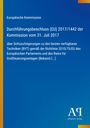 Titel: Durchführungsbeschluss (EU) 2017/1442. 
Thema: BVT-Schlussfolgerungen gemäß Richtlinie 2010/75/EU. 
Design: Blau mit gelbem Streifen, Logo unten.