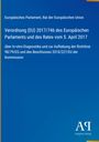 Verordnung (EU) 2017/746 des Europäischen Parlaments. Blauer Hintergrund mit weißem Text und Verlagssymbol unten rechts.