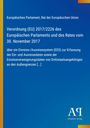 Verordnung (EU) 2017/2226 über EES für Ein- und Ausreisedaten. Blaues Design mit gelbem Rand links, Logo rechts unten.