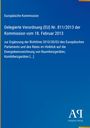 Text zu Verordnung (EU) Nr. 811/2013 der Kommission, blaue Hintergrundfarbe, gelber Rand. Unten Logo „Antiphon Verlag“.