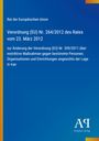 Titel: "Verordnung (EU) Nr. 264/2012 des Rates vom 23. März 2012". Blaues Cover mit Verlagslogo unten rechts.