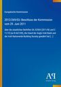 Europäische Kommission, Entscheidung 2012/269/EU vom 29. Juni 2011. Logo unten rechts, Hintergrund blau mit Farbverlauf.