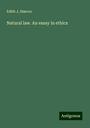 Edith J. Simcox: Natural law. An essay in ethics, Buch