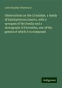 John Obadiah Westwood: Observations on the Uraniidae, a family of lepidopterous insects, with a synopsis of the family and a monograph of Coronidia, one of the genera of which it is composed, Buch