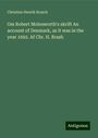 Christian Henrik Brasch: Om Robert Molesworth's skrift An account of Denmark, as it was in the year 1692. Af Chr. H. Brash, Buch