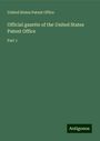 United States Patent Office: Official gazette of the United States Patent Office, Buch