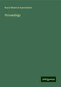 Royal Musical Association: Proceedings, Buch