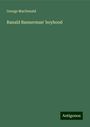 George Macdonald: Ranald Bannerman' boyhood, Buch