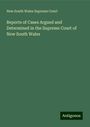 New South Wales Supreme Court: Reports of Cases Argued and Determined in the Supreme Court of New South Wales, Buch