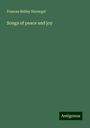 Frances Ridley Havergal: Songs of peace and joy, Buch