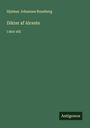 Hjalmar Johannes Runeberg: Dikter af Alceste, Buch