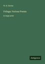 W. H. Davies: Foliage; Various Poems, Buch