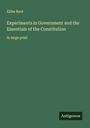 Elihu Root: Experiments in Government and the Essentials of the Constitution, Buch