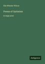 Ella Wheeler Wilcox: Poems of Optimism, Buch