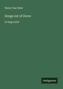 Henry Van Dyke: Songs out of Doors, Buch