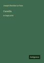 Joseph Sheridan Le Fanu: Carmilla, Buch
