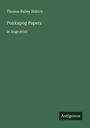 Thomas Bailey Aldrich: Ponkapog Papers, Buch