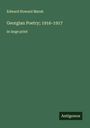 Edward Howard Marsh: Georgian Poetry; 1916-1917, Buch