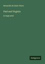 Jacques Henri Bernardin De Saint-Pierre: Paul and Virginia, Buch