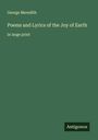 George Meredith: Poems and Lyrics of the Joy of Earth, Buch
