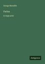 George Meredith: Farina, Buch