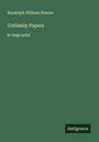 Randolph Silliman Bourne: Untimely Papers, Buch