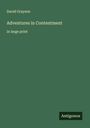 David Grayson: Adventures in Contentment, Buch