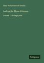 Mary Wollstonecraft Shelley: Lodore; In Three Volumes, Buch