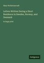 Mary Wollstonecraft: Letters Written During a Short Residence in Sweden, Norway, and Denmark, Buch