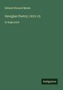 Edward Howard Marsh: Georgian Poetry; 1913-15, Buch