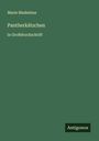 Marie Madeleine: Pantherkätzchen, Buch