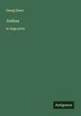 Georg Ebers: Joshua, Buch