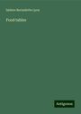 Isidore Bernadotte Lyon: Food tables, Buch