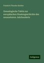 Friedrich Theodor Richter: Genealogische Tafeln zur europäischen Staatengeschichte des neunzehnten Jahrhunderts, Buch