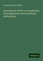 Friedrich Theodor Richter: Genealogische Tafeln zur europäischen Staatengeschichte des neunzehnten Jahrhunderts, Buch